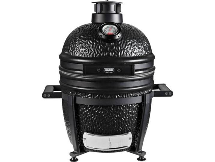 Grill Guru kamado BBQ Prime Satin Black Compact