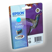 Epson Tinte C13T080240 cyan T0802