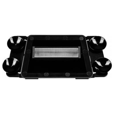 SecoRüt Frontblitzer / Straßenräumer LED Blitzer 12&24 Volt Strobo LW0052 12 V/DC, 24 V/DC Saugnapf Orange