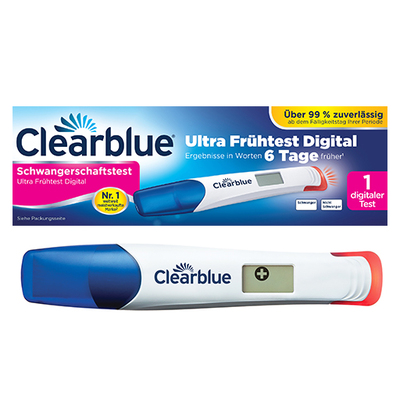 WICK Pharma - Zweigniederlassung der Procter & Gamble GmbH CLEARBLUE Schwangerschaftst.Ultra Frühtest digital 1 St 17364717