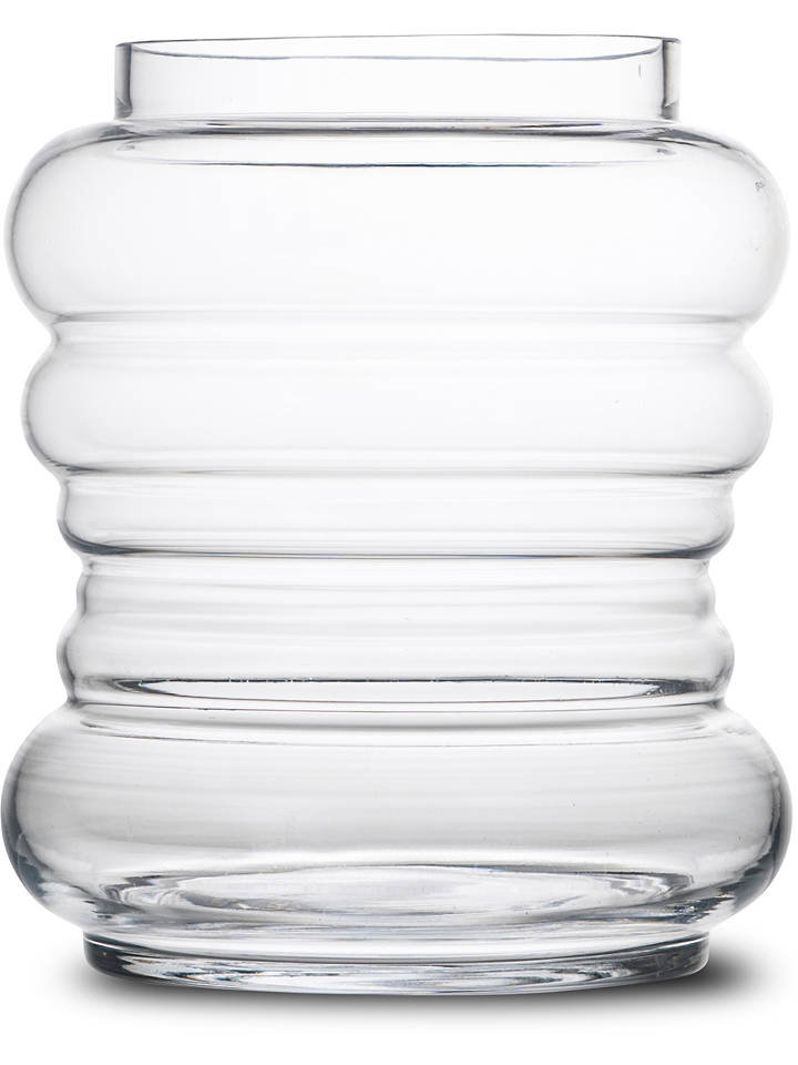 Byon Vase "Trixibelle" in Transparent - (H)20 x Ø 17,5 cm - onesize