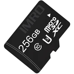IMRO 10/256GB ADP (256 GB, microSDXC, UHS-I), Speicherkarte, Schwarz