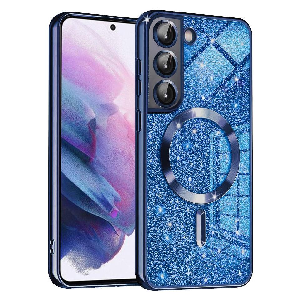 Techsuit - Luxury Glitter MagSafe - Samsung Galaxy S21 5G - Deep Blue (Samsung Galaxy S21 5G) (56349314)