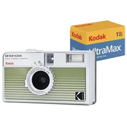 Kodak EKTAR H35 35mm Camera Green + Ultramax