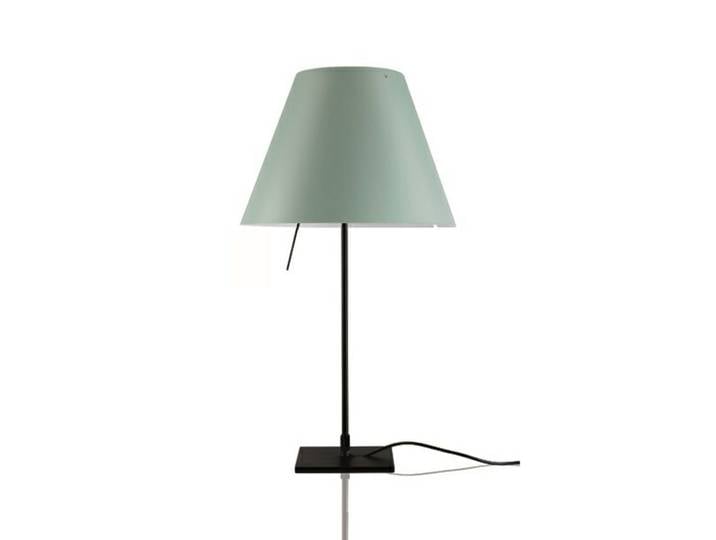 Costanzina Tischleuchte Schwarz/Comfort Green - Luceplan - Wohnzimmer - Aluminium