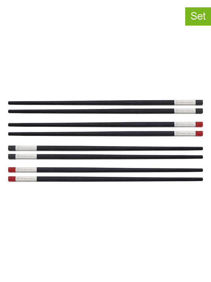 Zwilling 8er-Set: Sushi-Stäbchen in Schwarz - onesize
