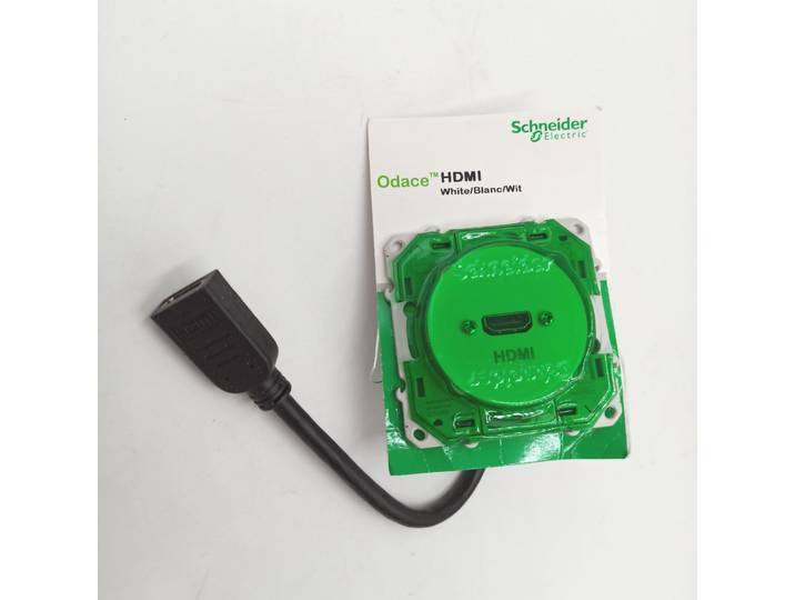 Schneider Electric HDMI femelle type A blanc Installation électrique Connecter
