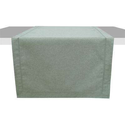 Tischläufer OTTO HOME "Sebastien", grün, B:40cm L:140cm, Polyester, Tischdecken, 40x140, Leinenoptik, Tischdekoration, Tischläufer, Tischband