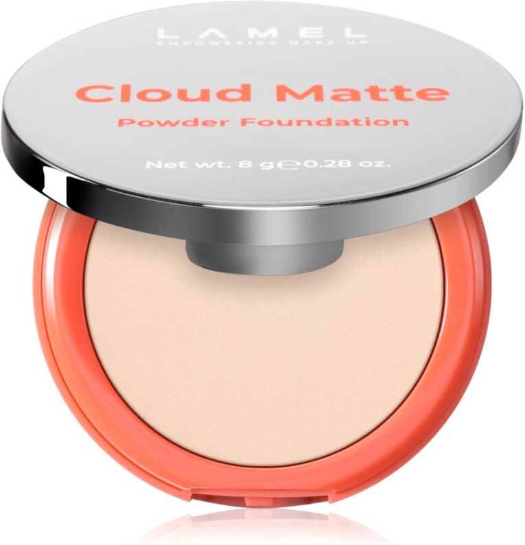 LAMEL Cloud Matte Powder Foundation mattifying powder foundation shade 02 Porcelain 8 g