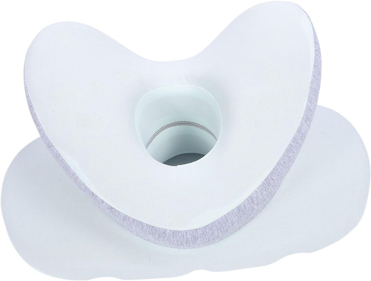 Ergonomisch Bureau Dutje Kussen van Traagschuim met Afneembare Hoes, Blauw