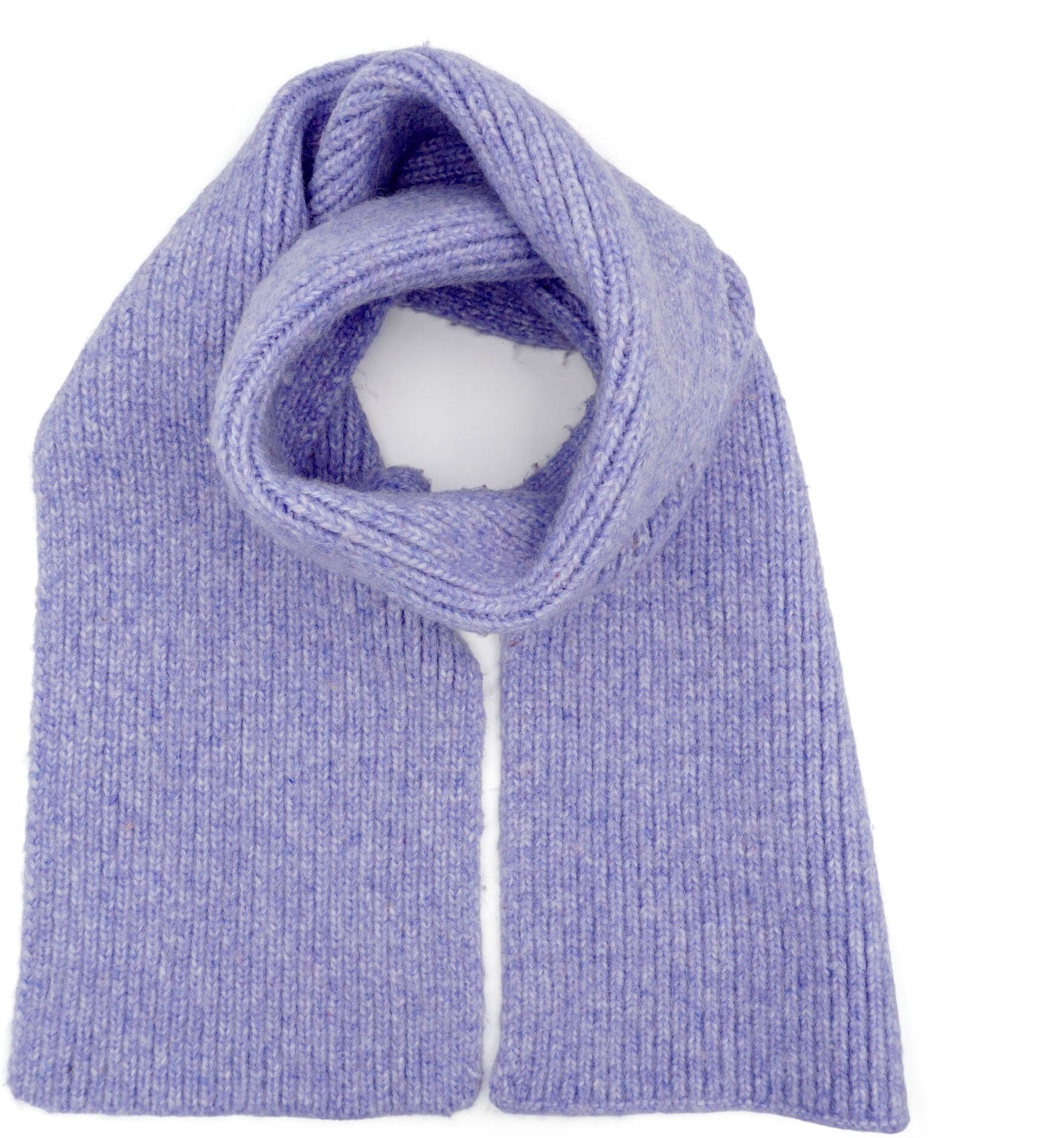 Strickschal CAPO, Damen, lila (violet), Strick, Materialmix, meliert, Modetücher Strickschal, Melange-Optik, wärmend, weich
