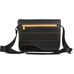 Be.ez Umhängetasche für 7-10 Zoll Tablet (10", Apple), Notebooktasche, Schwarz