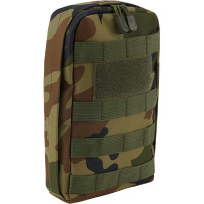 Gürteltasche BRANDIT "Brandit Accessoires Snake Molle Pouch", Gr. onesize, grün (olive camouflage), Polyester, mehrfarbig, Taschen Gürteltasche