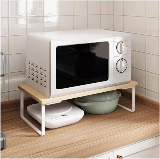 Magnetron plank Keuken organizer in roestvrij staal Zwart L