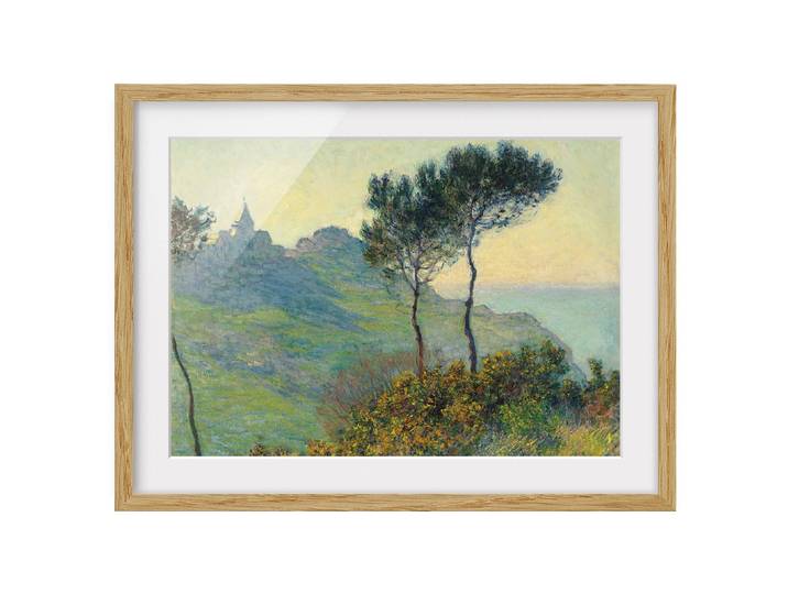 Impression d’art Varengeville IV Chêne massif naturel Multicolore 55 x 40cm