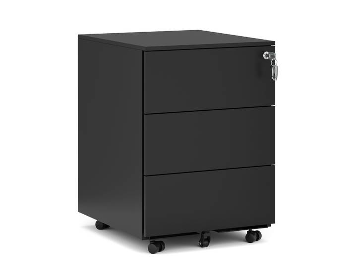 Korpus MULTI 3 Schubladen schwarz