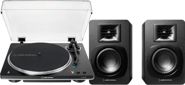 Audio Technica AT-LP70xBT Zwart met Audio-Technica ATH-SP3X Zwarte Koptelefoon