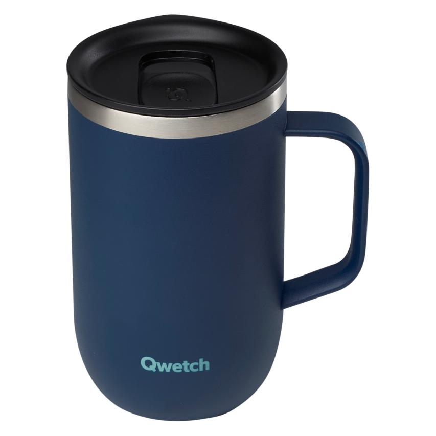 Qwetch Stainless steel mug - Granite - Midnight blue - 470ml (QM6212)