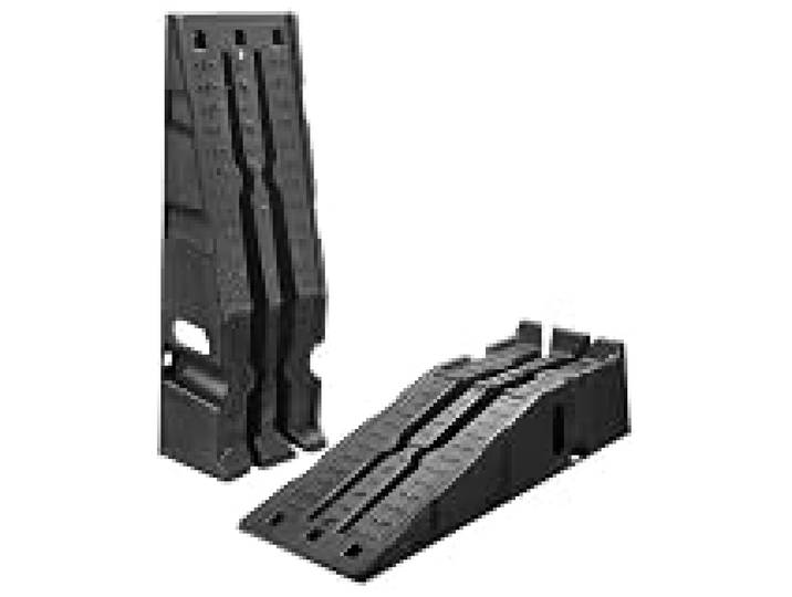 VEVOR Rampe de Voiture, 2 PCs, Rampe d'accès Portable à Profil Haut pour Voiture, capacité de 7257 kg, Hauteur de Levage de 170 mm, pour vidange, Inspection et réparation de camions et SUV, Noir
