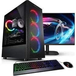 Kiebel Lightning 12 (2000 GB, 32 GB, Intel Core i7-12700KF, Radeon RX 9060 XT), PC, Schwarz