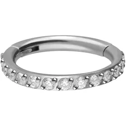 Titan Segmentring Clicker EINGEFASSTE KRISTALLE