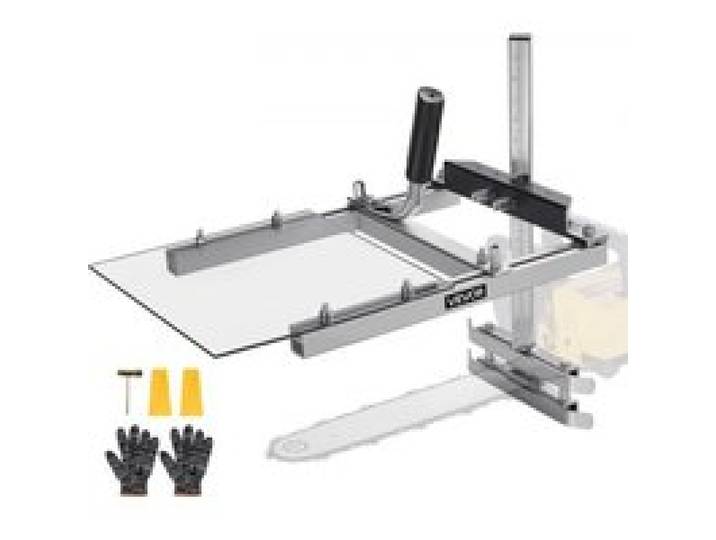 VEVOR Mobiles Sägewerk für Kettensäge, Kettensägenmühle für 41-51 cm Plankenfräsbalken, Schnittholz-Querschnittführungskettensäge mit Schutzschild, 0,2-11,81 Zoll Schnittdicke