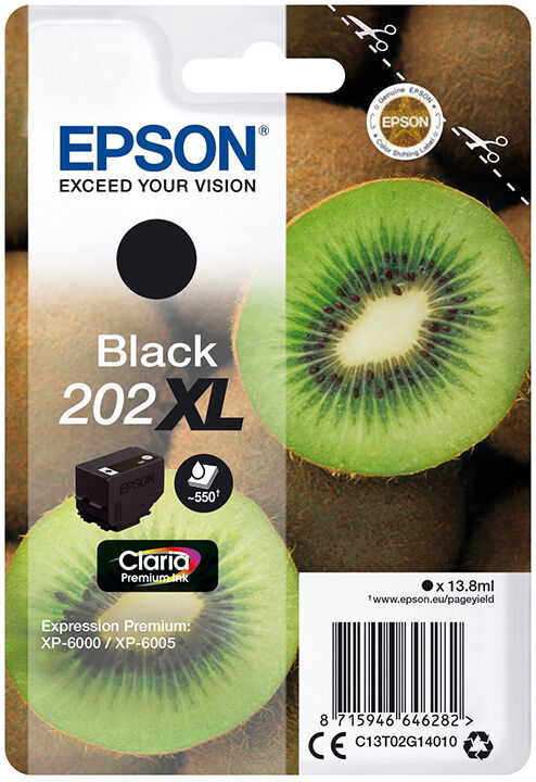 TINTEIRO EPSON 202XL PRETO