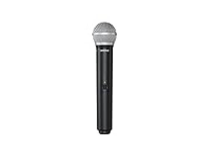 Shure BLX2/PG58 Émetteur sans Fil Portable avec Capsule Micro vocale PG58 – pour Une Utilisation avec Les systèmes de Microphone sans Fil BLX (récepteur Vendu séparément) Bande M17