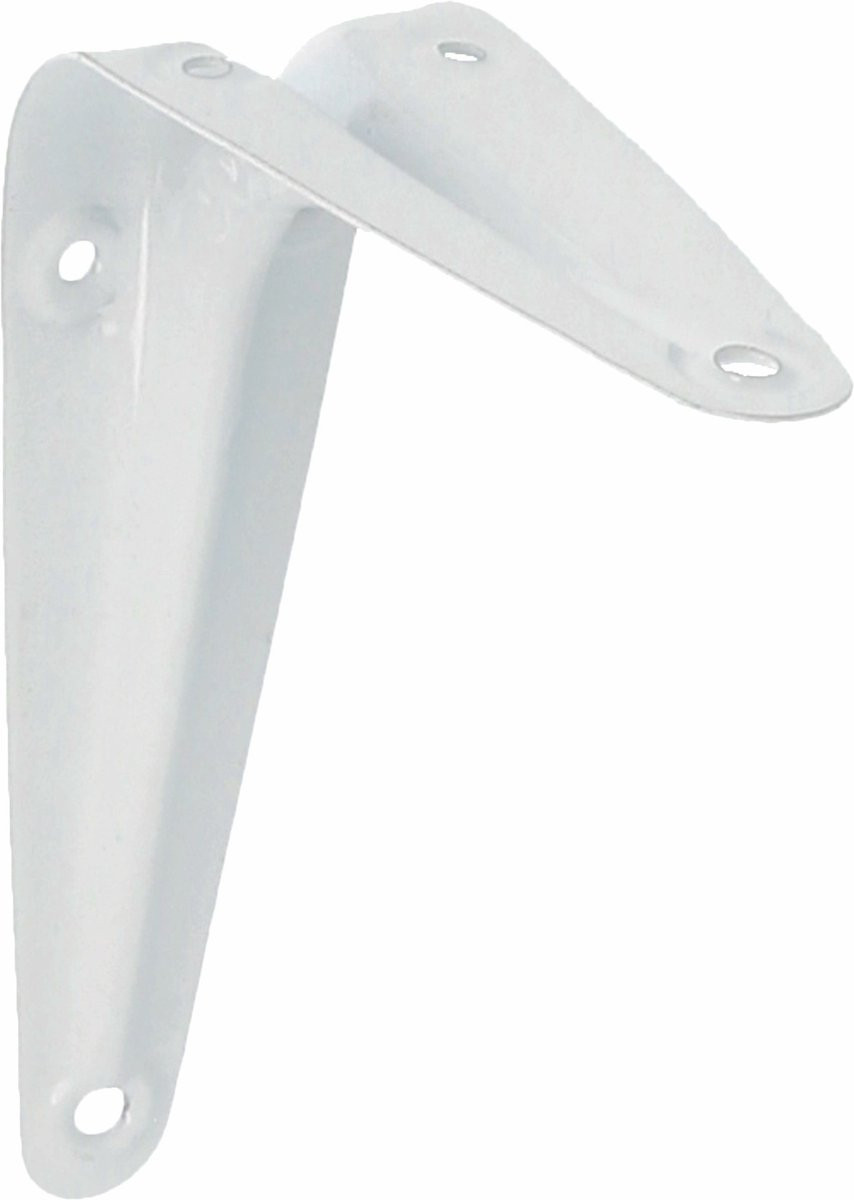AMIG Plankdrager van metaal, wit, 150 x 125 mm