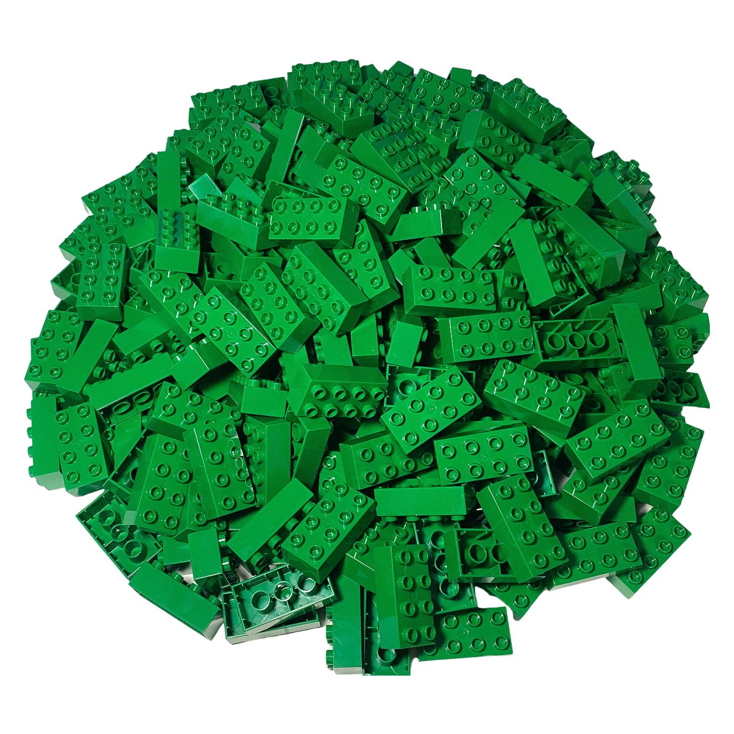LEGO Duplo 2x4 Steine Grün - 80 Stück - Grundbausteine Green 3011 NEU (3011) (3011)