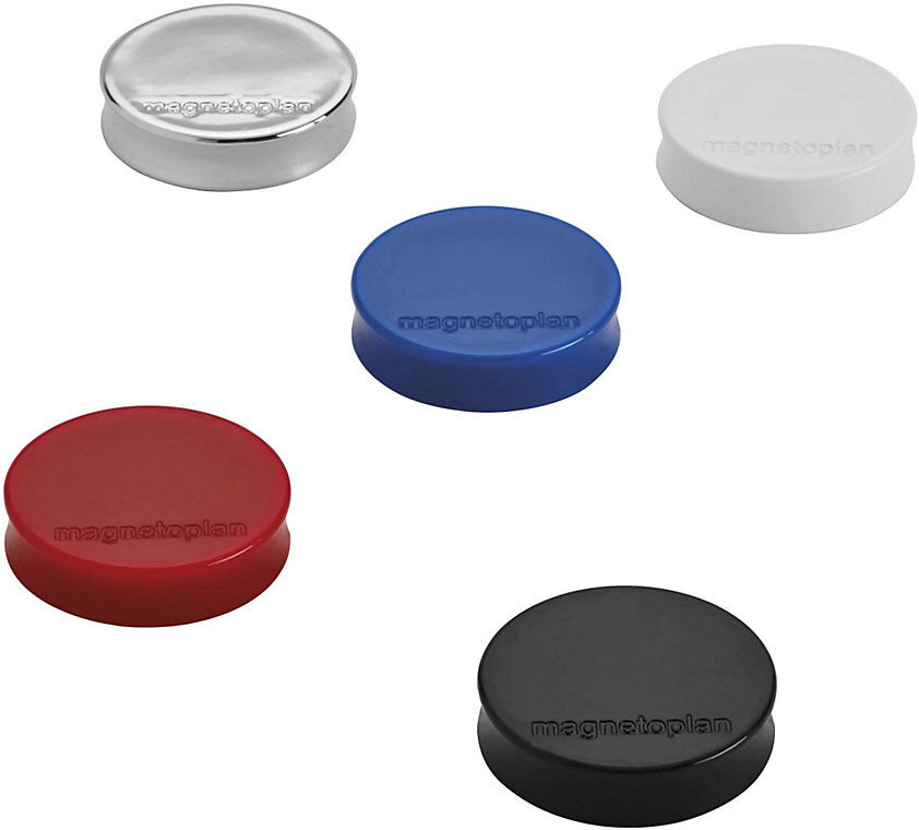 Ergo-Magnet, Ø 30 mm, VE 60 Stk, babyblau magnetoplan