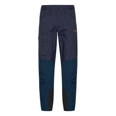 Trekkinghose NORTH BEND "Trekkinghose NBHoki M", Herren, Gr. L, N-Gr, blau (navy blazer), Obermaterial: 93% Polyester PES. 7% Elasthan EL., Hosen Trekkinghose
