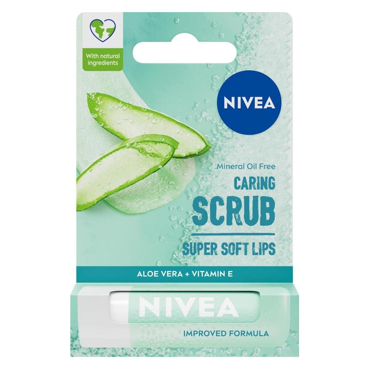 Nivea Lip Scrub Aloe Vera 5.5Ml (Lip Scrub, 5.50 ml) (43070072)