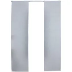 SCHIEBEVORHANG 2ER SET »München Dark« HxB 245x60 cm Stein