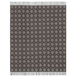 Biederlack Plaid Primo 130 x 170 cm Mischgewebe Grau Anthrazit