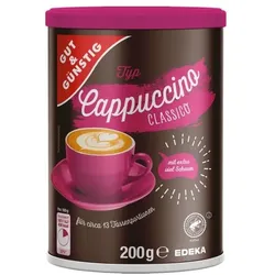 Gut & Günstig »Cappuccino Classico« instant Kaffee-Spezialität (13 Portionen) braun