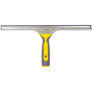 VERMOP Fensterabzieher Lockhead 12624, für Glas, mit Gummilippe & Edelstahlschiene, Breite 45 cm