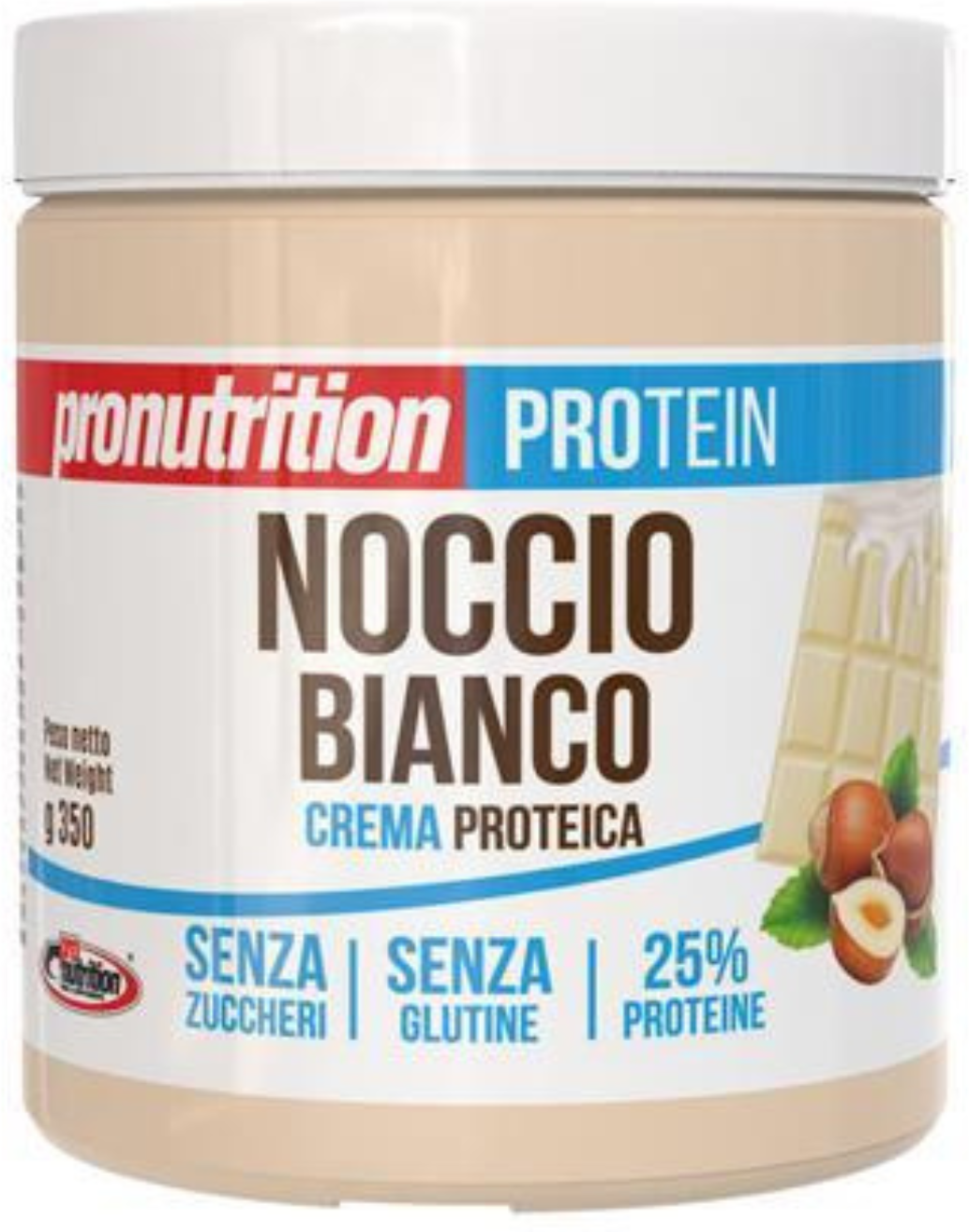 PRONUTRITION Crema Zero Noccio Bianco 350 G 