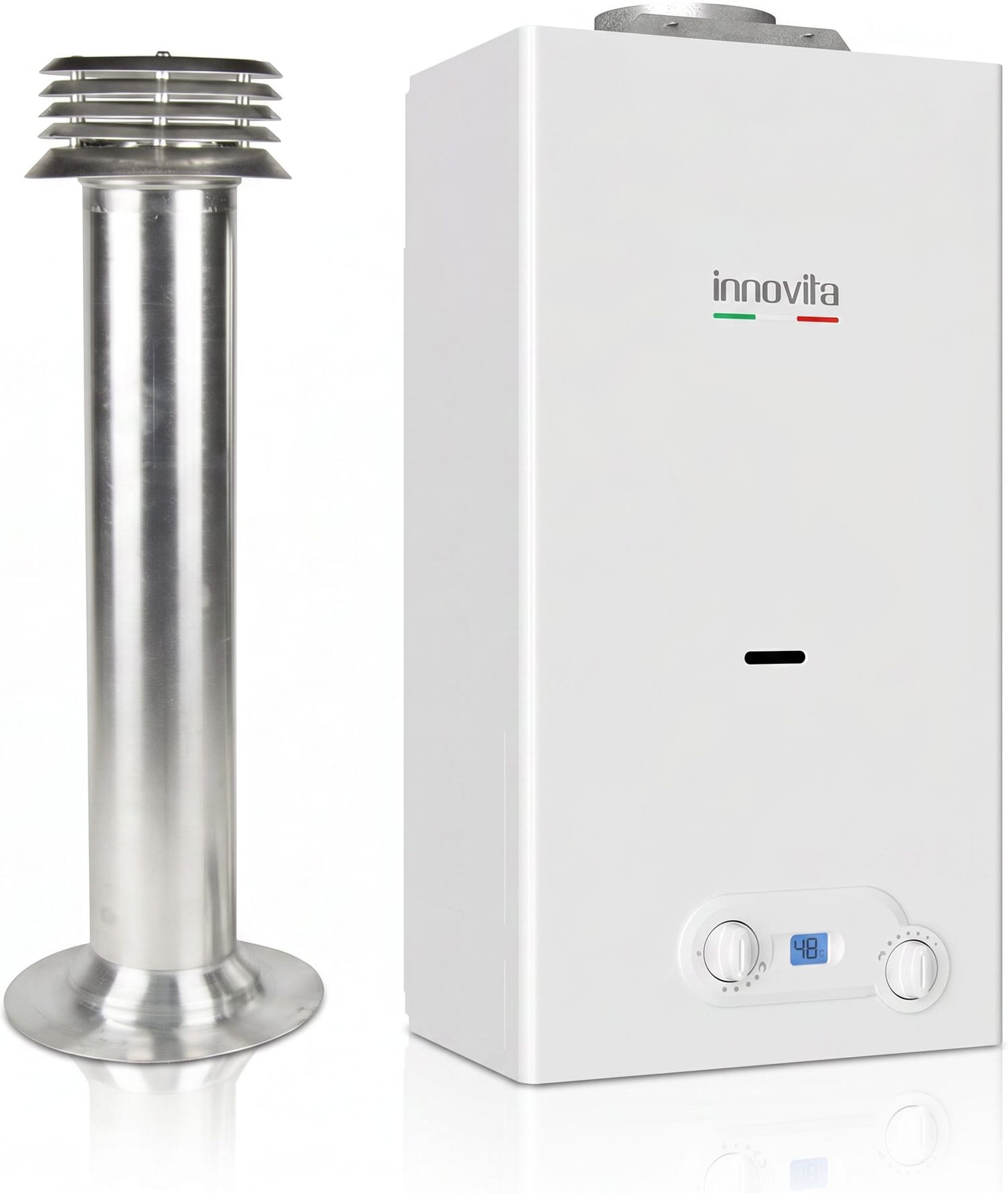 Innovita Primo 11 LPG Gas Water Heater & Flue Kit