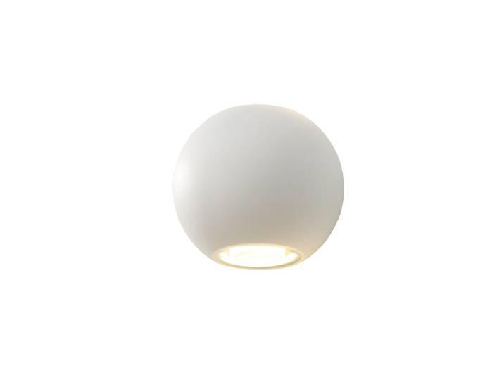 Artdelight Wandlamp Denver Ø 10 cm wit