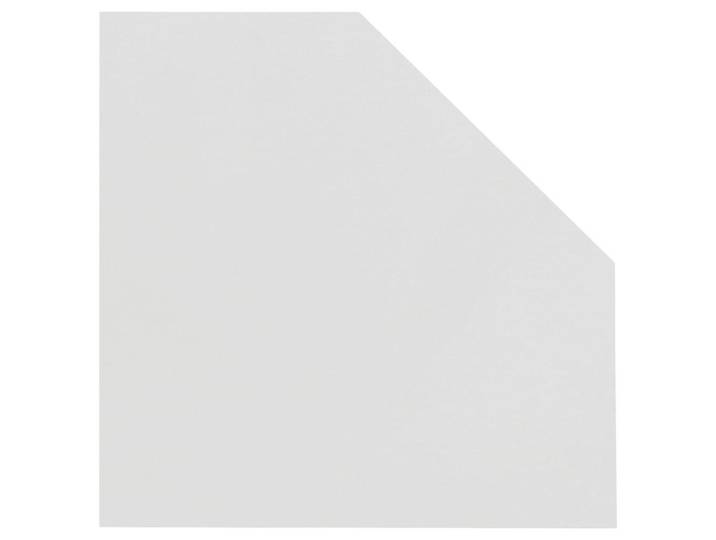 Eckverbindungsplatte B 65cm Serie 200, Weiß