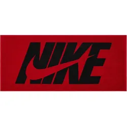 NIKE Jacquard medium Graphic Handtuch 068 - black/university red/black
