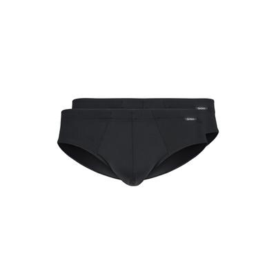 Brasilslip SKINY "Micro Multipack", Herren, Gr. XL, schwarz, Microfaser, Obermaterial: 91% Polyamid, 9% Elasthan, unifarben, normal, Unterhosen, bequem, weich, feuchtigkeitsregulierend, ohne Eingriff