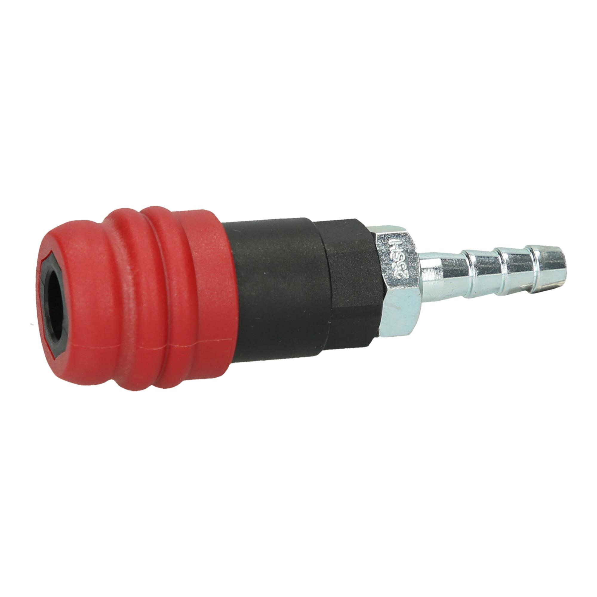 KS Tools 2 Stufen-Druckluft-Sicherheitskupplung mit Schlauchtülle, 9mm (999.9096)