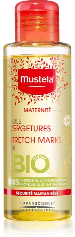 Mustela Maternité BIO pflegendes Öl gegen Schwangerschaftsstreifen 105 ml