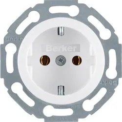 Berker Schuko-Steckdose pws/gl 474520