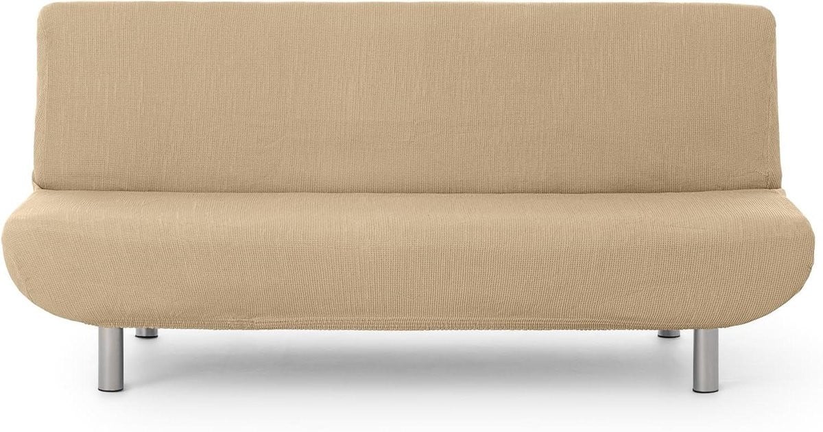 Elastische bankovertrek voor 3-zits bankstel in beige - Moderne stijl om je meubels te beschermen