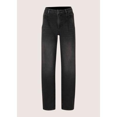 Regular-fit-Jeans MADELEINE "Jeans Modische Barrel-Leg-Jeans", Damen, Gr. 17, K-Gr, grau, Modern, Jeans