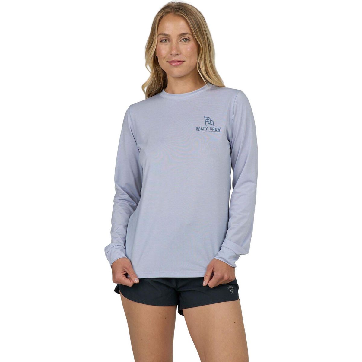 Salty Crew Flying High Sunshirt fog (FOG) XS 20135657W-FOG-XS