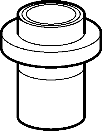 Hansa Brausehalter chrom Wannenrand 59913289